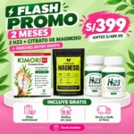 2 H23 + Citrato de Magnesio + parches detox
